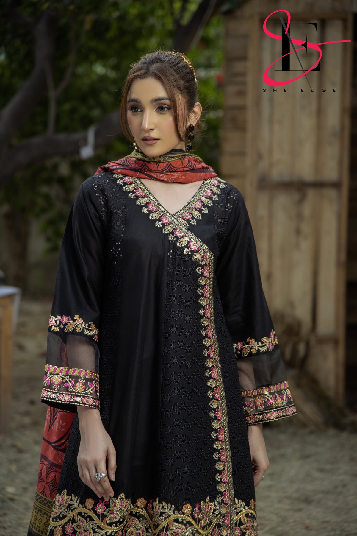Three Piece Stitched Embroidered Suit - Summers 2025