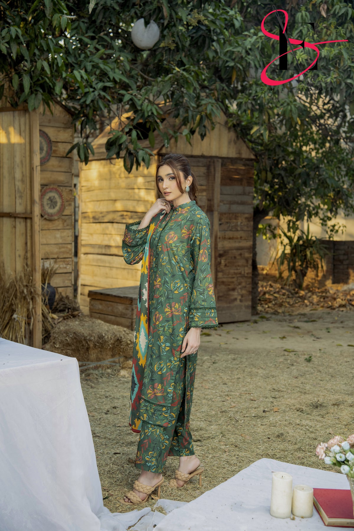 Three Piece Printed Stitched Embroidered Suit - Summers 2025