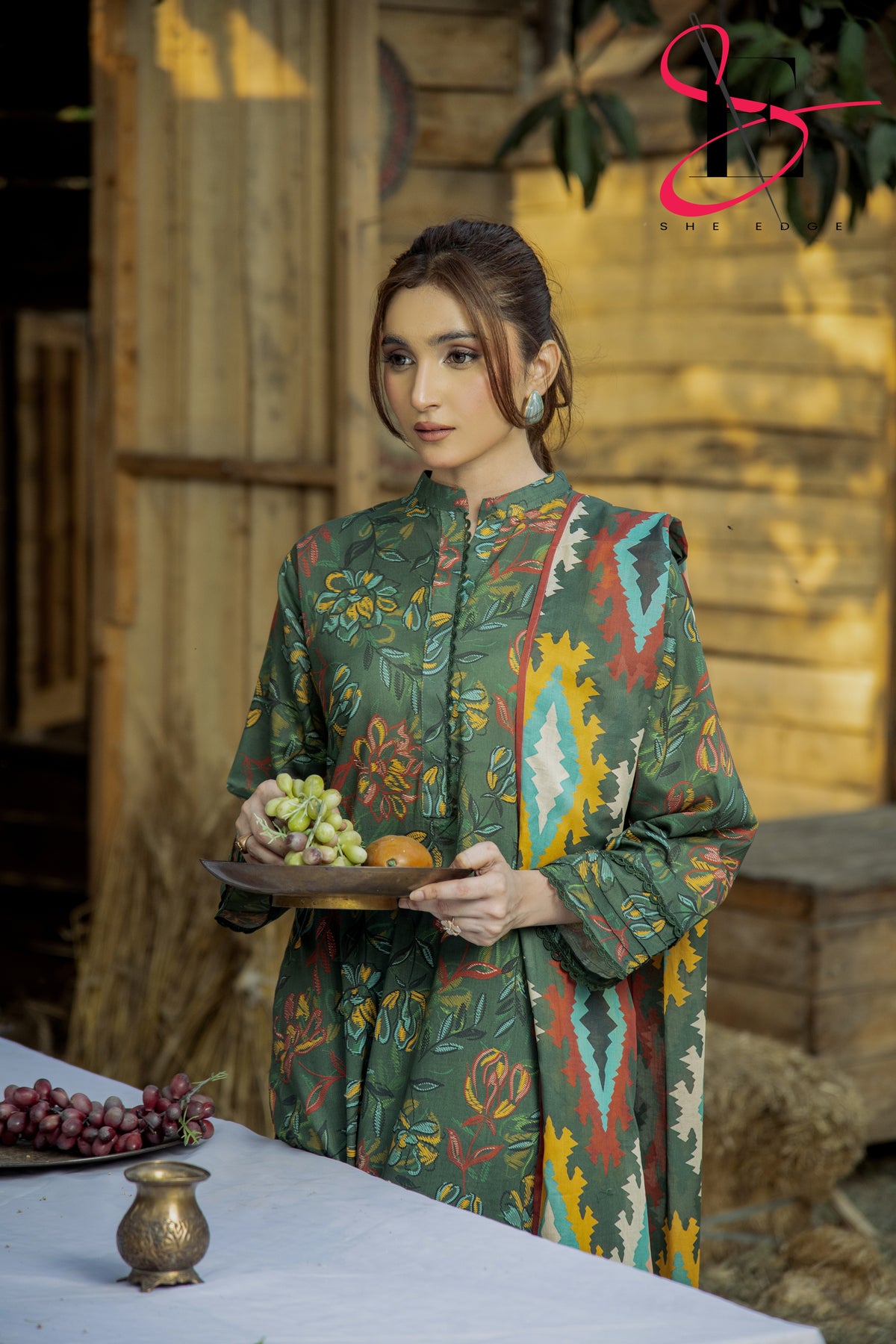 Three Piece Printed Stitched Embroidered Suit - Summers 2025