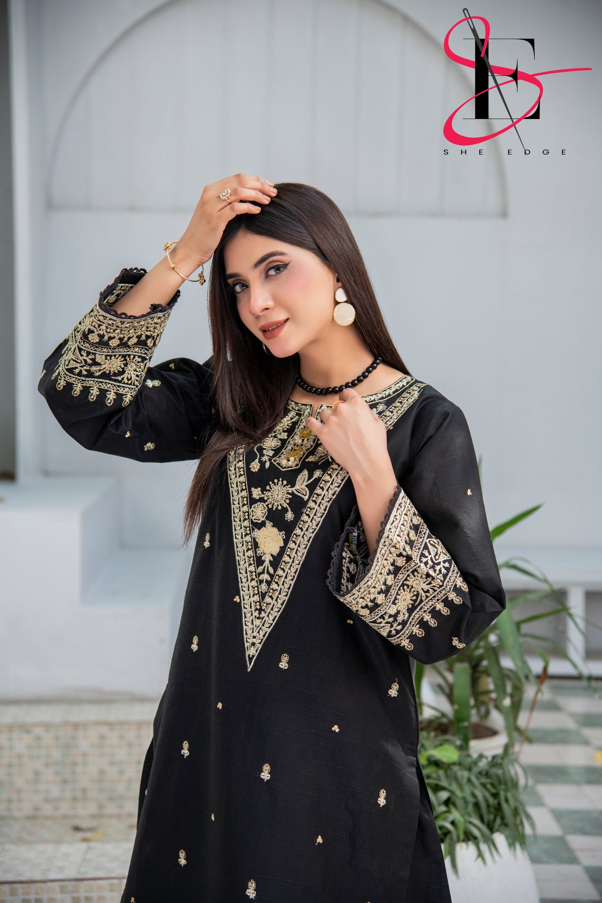 Two Piece Stitched Embroidered Suit - Summers 2025