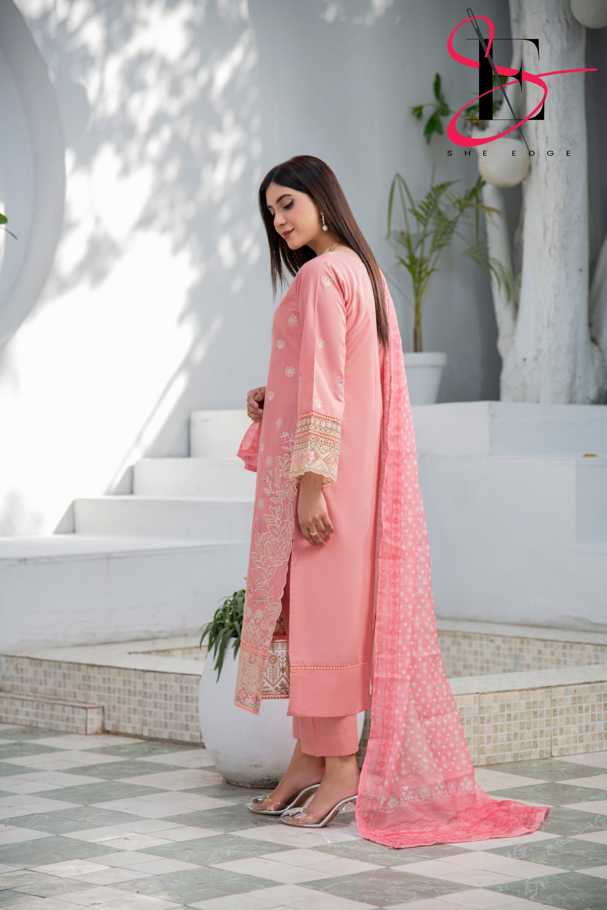 Three Piece Stitched Embroidered Suit - Summers 2025