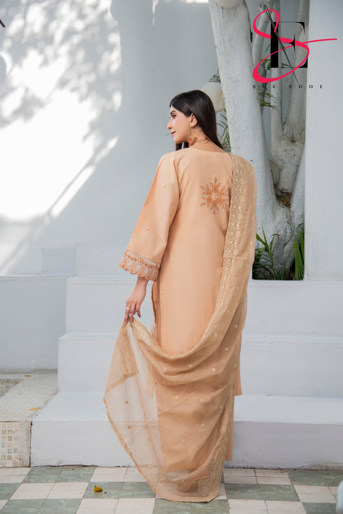 Three Piece Stitched Embroidered Suit - Summers 2025