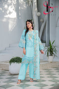 Three Piece Stitched Embroidered Suit - Summers 2025