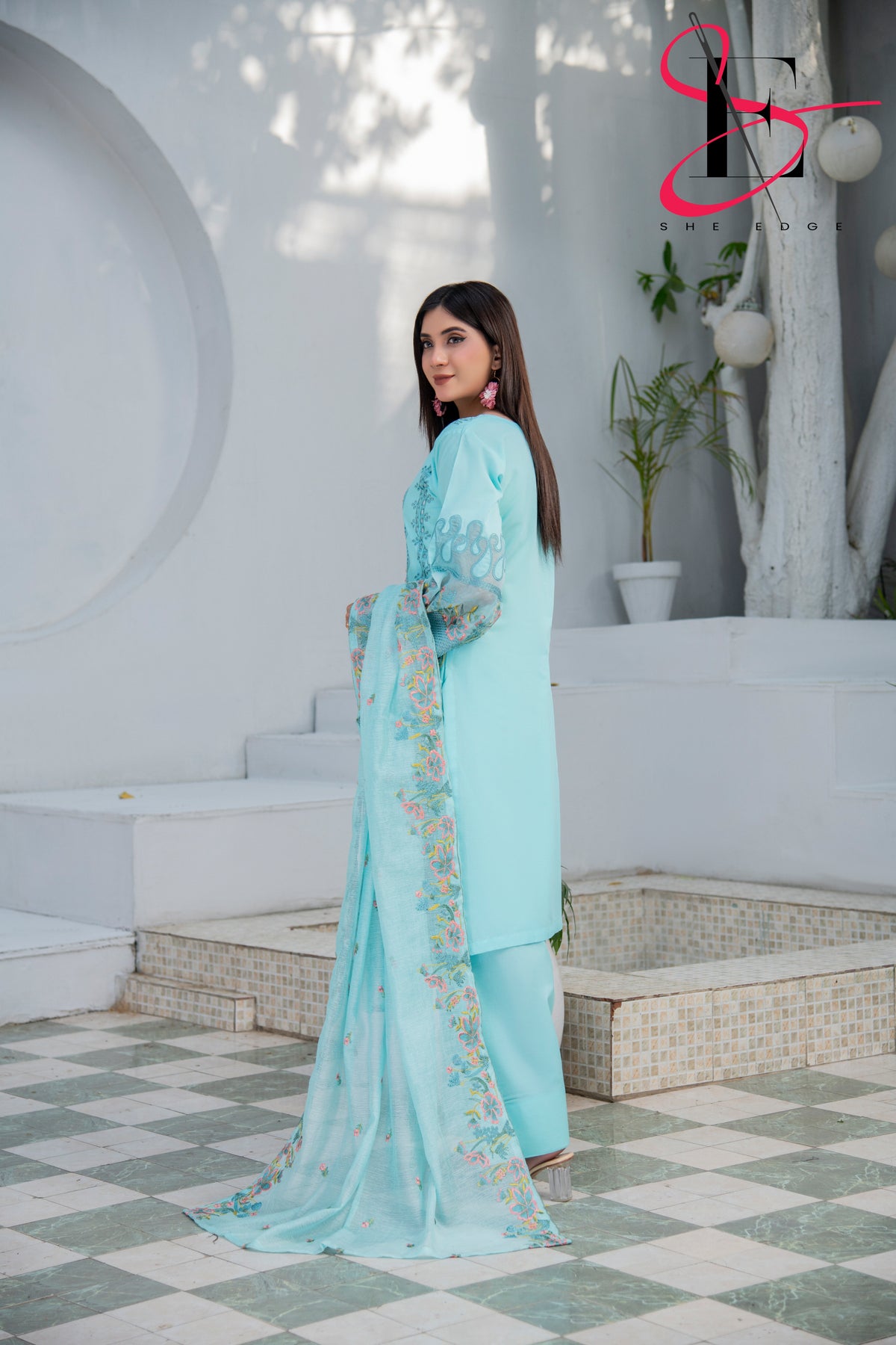 Three Piece Stitched Embroidered Suit - Summers 2025