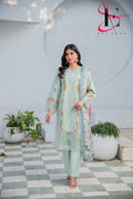 Three Piece Stitched Embroidered Suit - Summers 2025