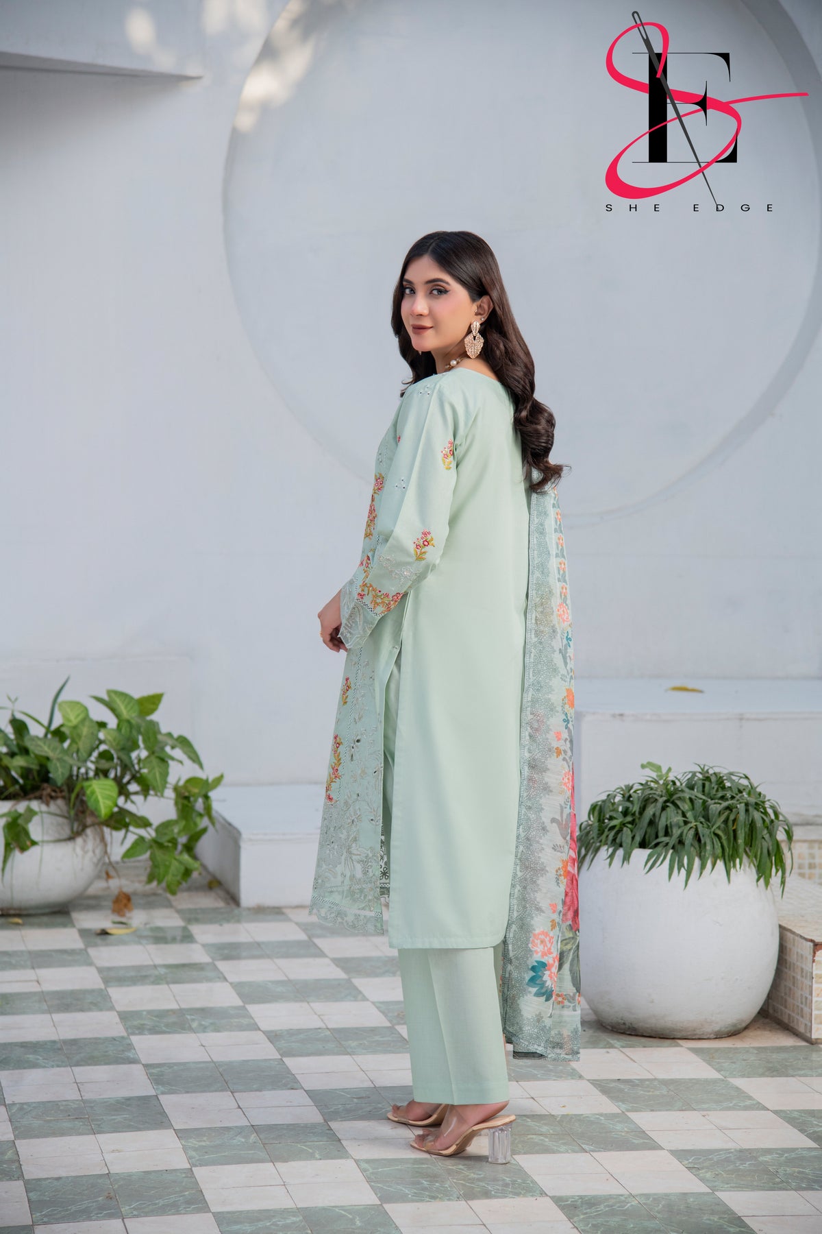 Three Piece Stitched Embroidered Suit - Summers 2025