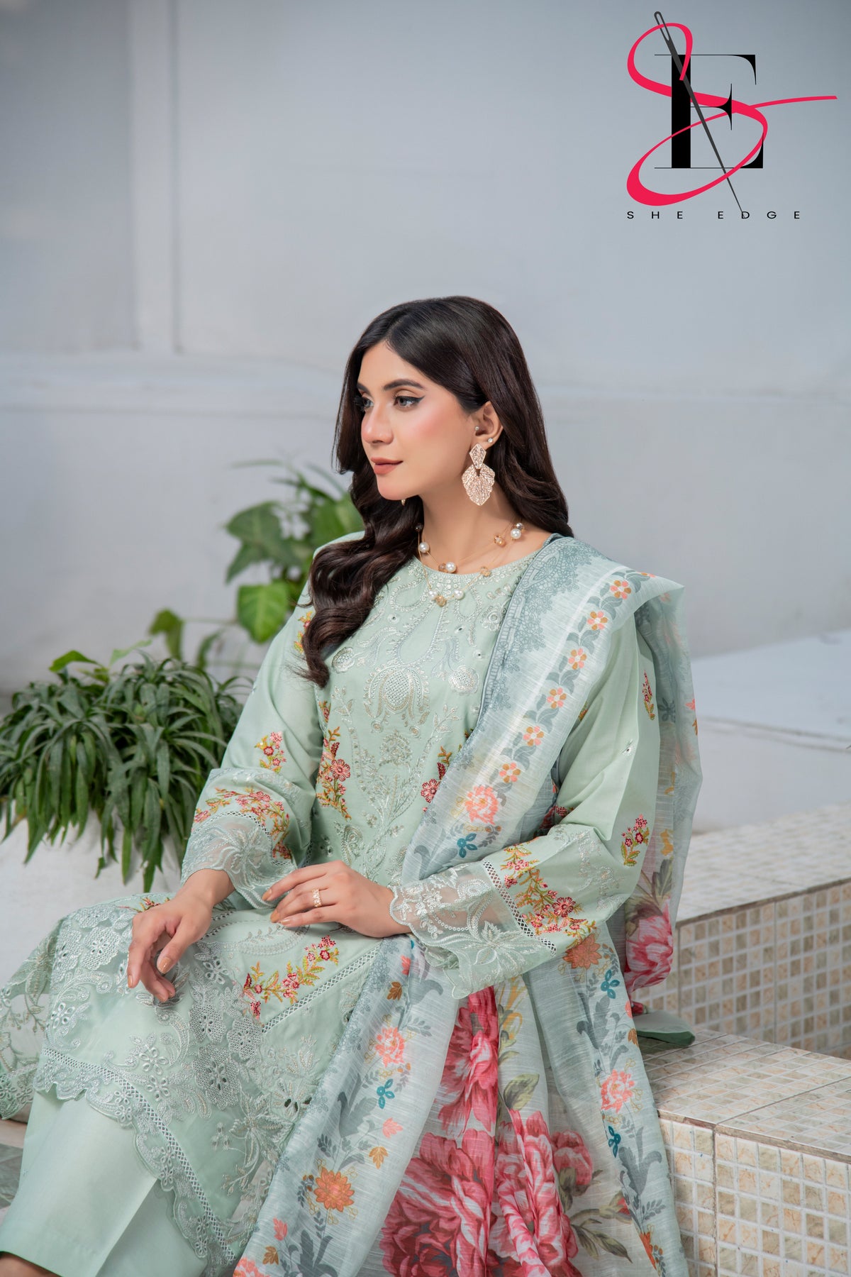Three Piece Stitched Embroidered Suit - Summers 2025