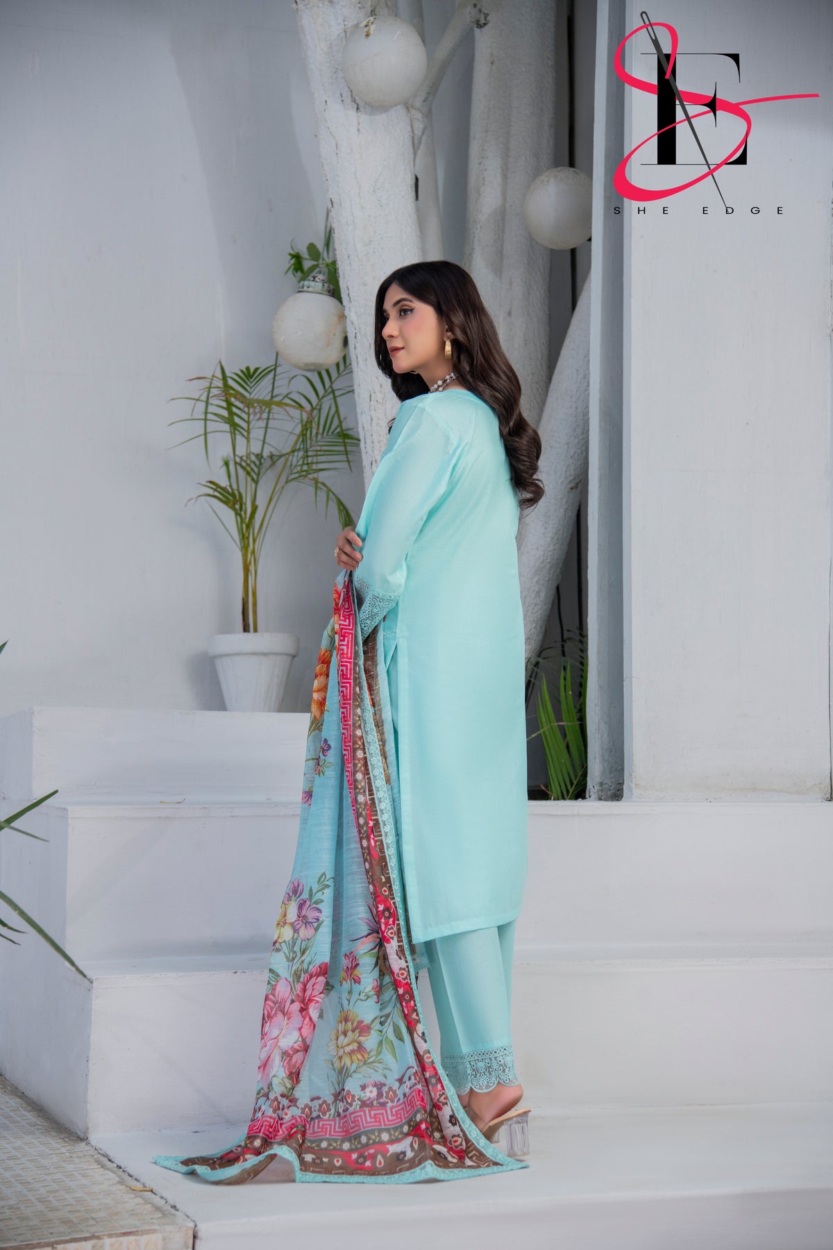Three Piece Stitched Embroidered Suit - Summers 2025