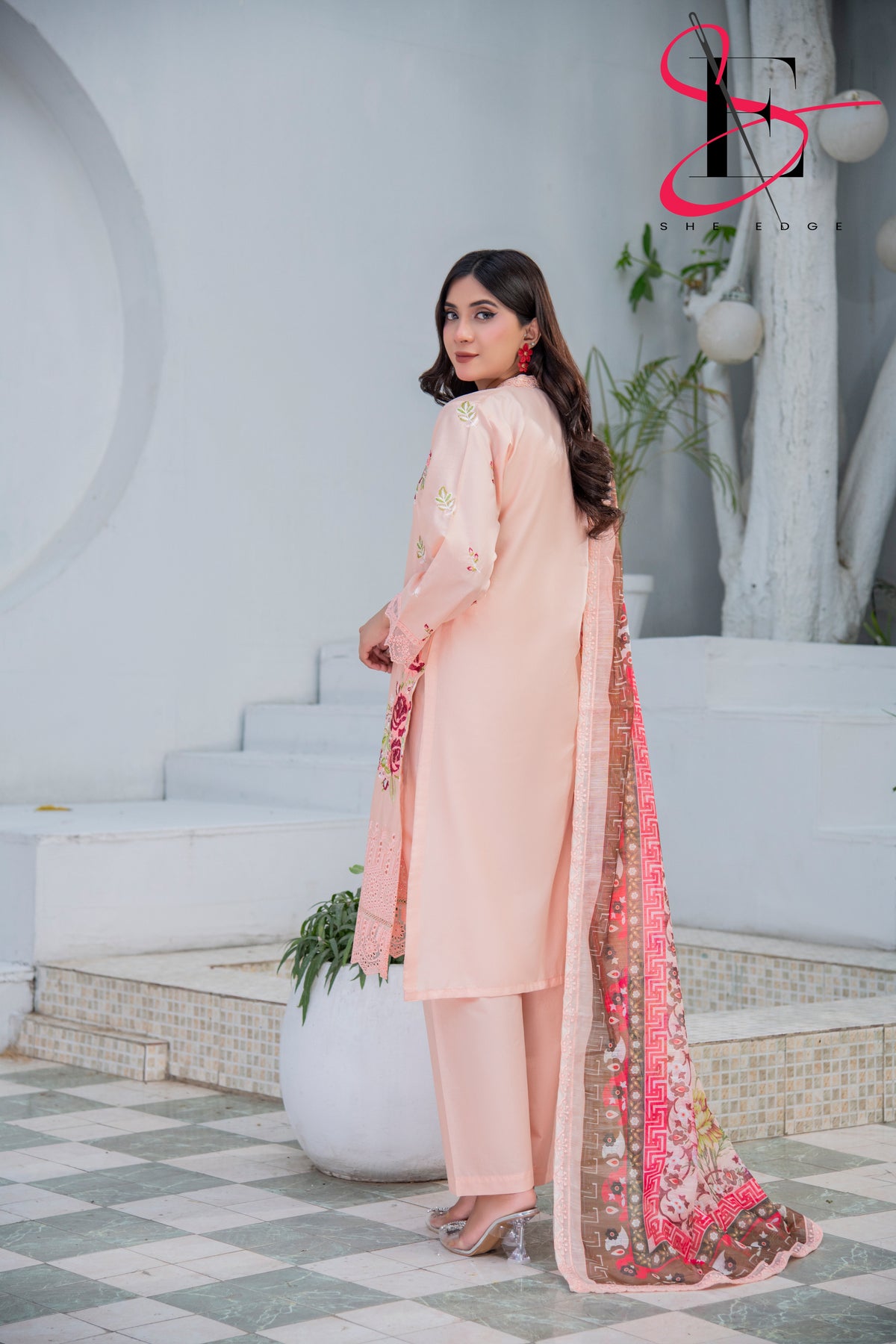 Three Piece Stitched Embroidered Suit - Summers 2025