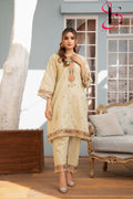 Two Piece Stitched Embroidered Suit -  Summers 2024