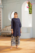 Two Piece Stitched Embroidered Suit -  Summers 2024