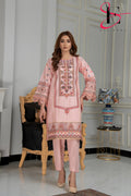 Two Piece Stitched Embroidered Suit -  Summers 2024
