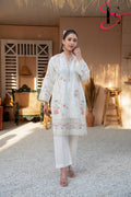 Two Piece Stitched Embroidered Suit -  Summers 2024
