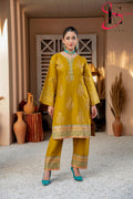 Two Piece Stitched Embroidered Suit -  Summers 2024