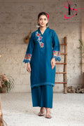 Two Piece Stitched Embroidered Suit -  Summers 2024