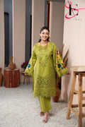 Two Piece Stitched Embroidered Suit -  Summers 2024