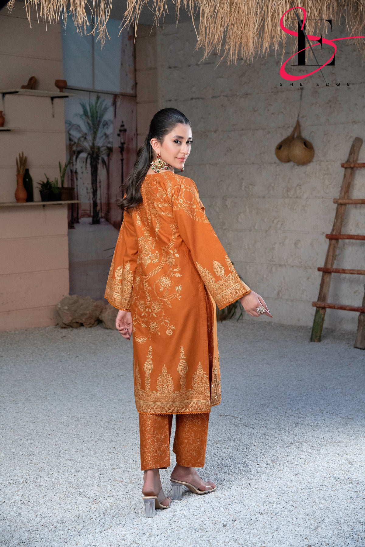 Two Piece Stitched Embroidered Suit -  Summers 2024