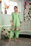 Two Piece Stitched Embroidered Suit -  Summers 2024