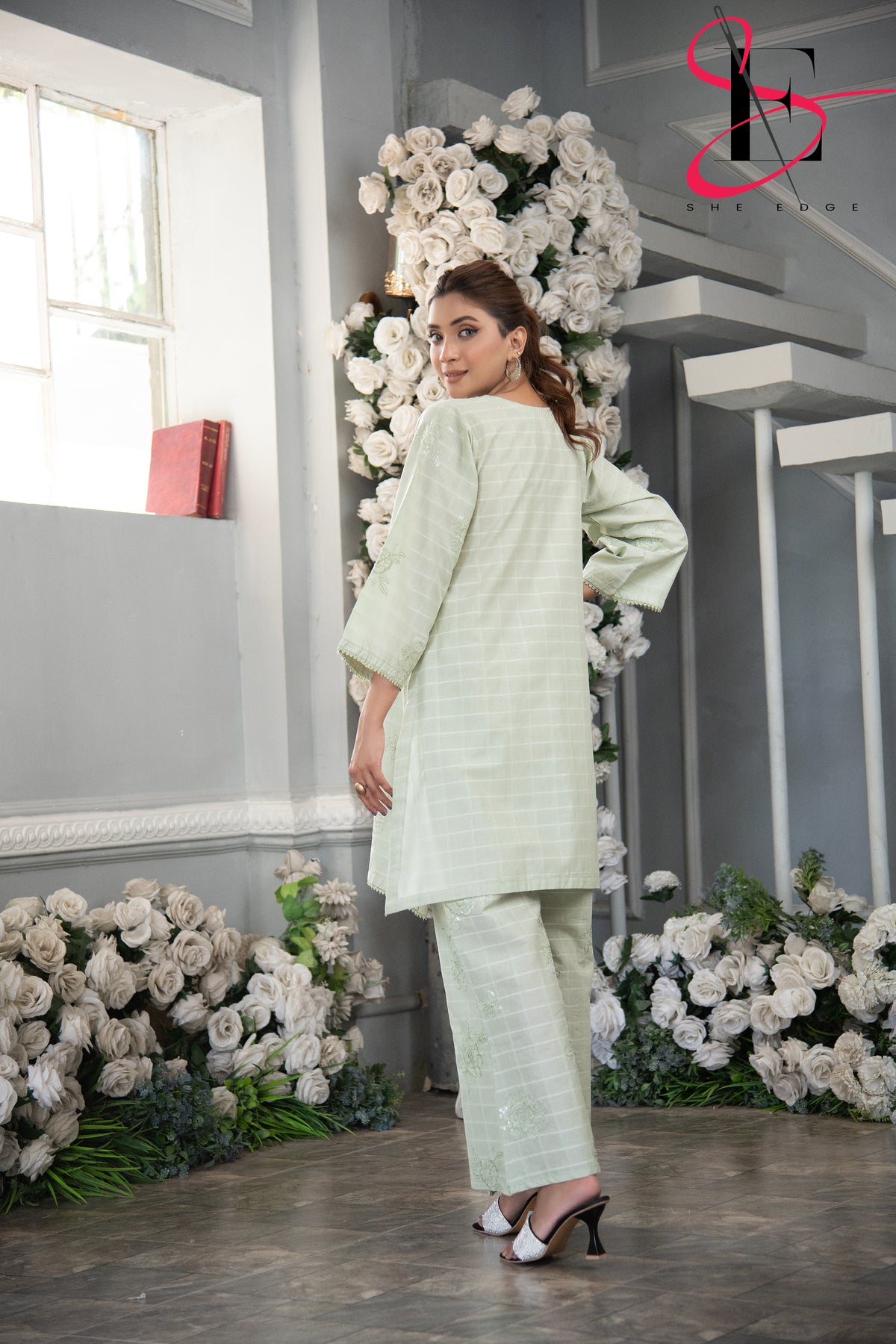 Two Piece Stitched Embroidered Suit -  Summers 2024