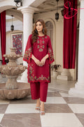 Two Piece Stitched Embroidered Suit -  Summers 2024