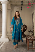 Two Piece Stitched Embroidered Suit -  Summers 2024