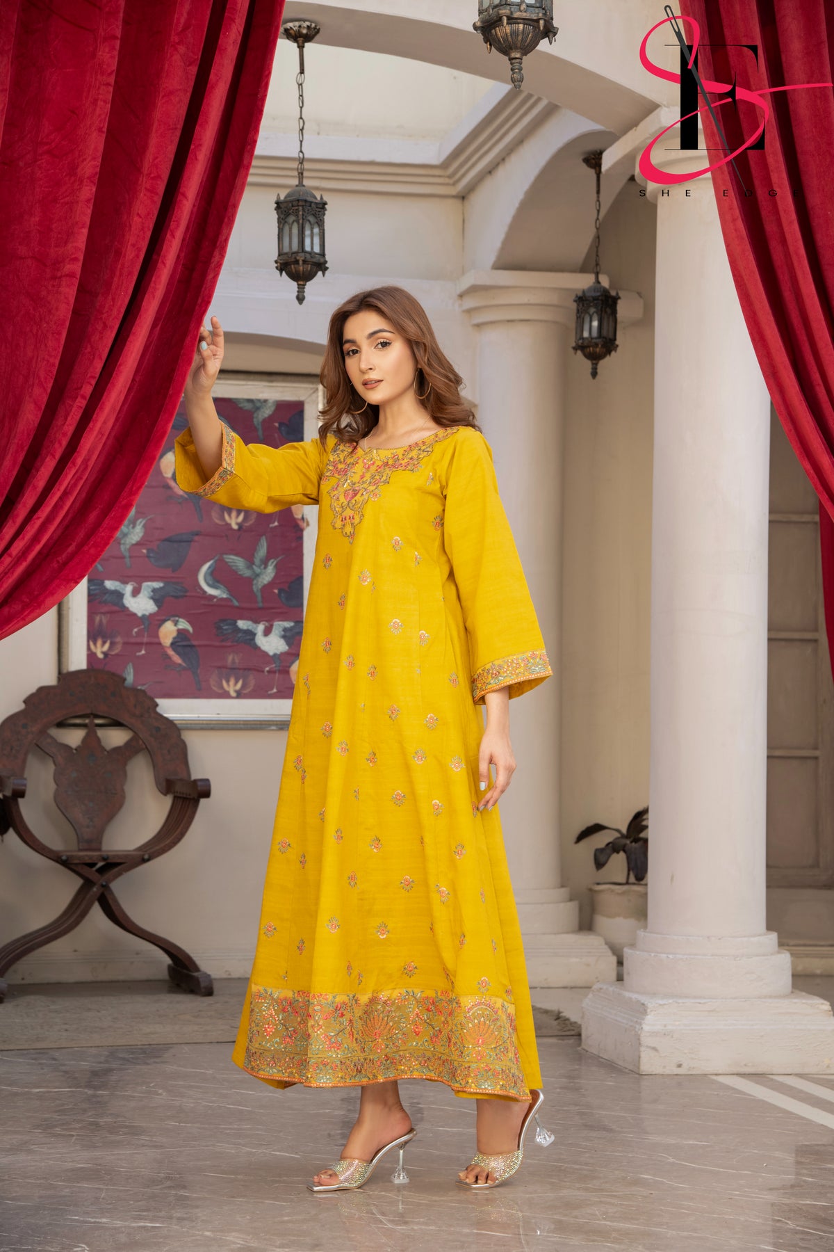 Two Piece Stitched Embroidered Suit -  Summers 2024