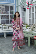 Three Piece Printed Stitched Embroidered Suit - Summers 2025