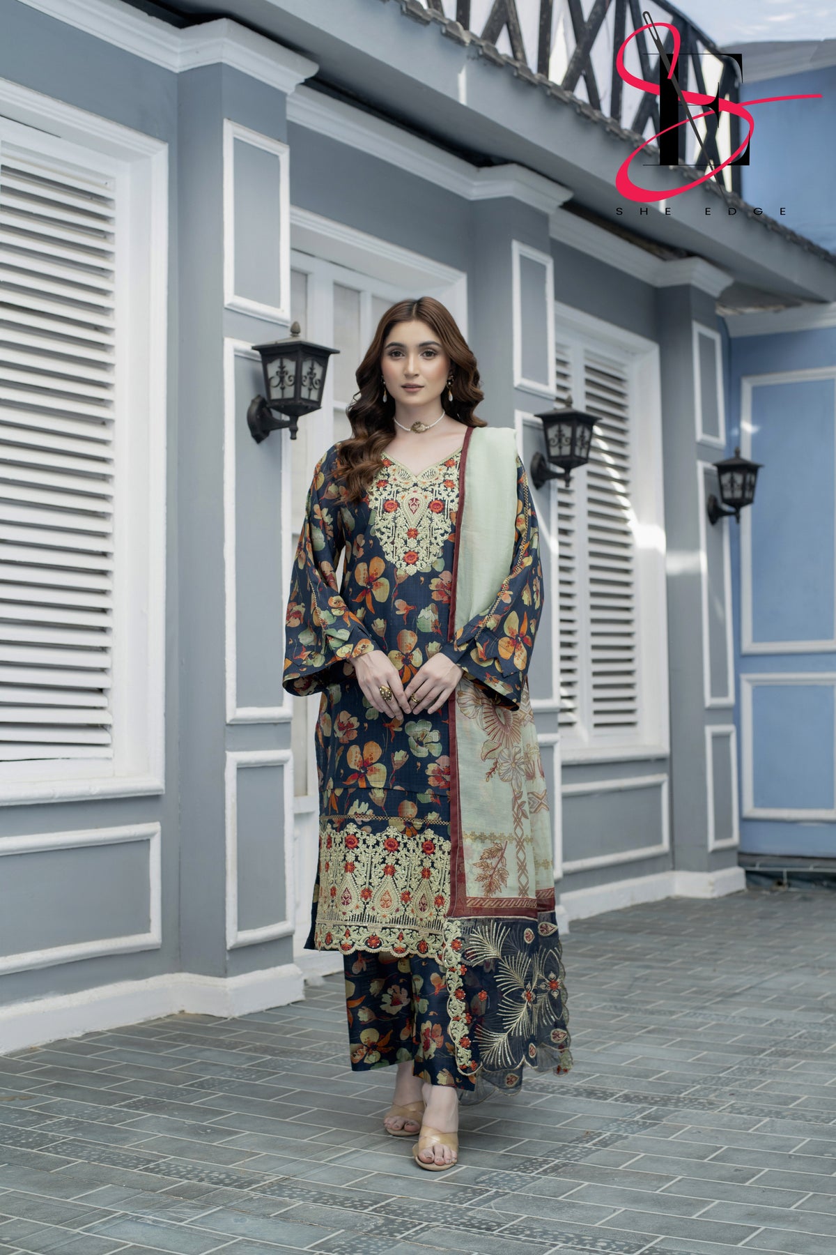 Three Piece Printed Stitched Embroidered Suit - Summers 2025