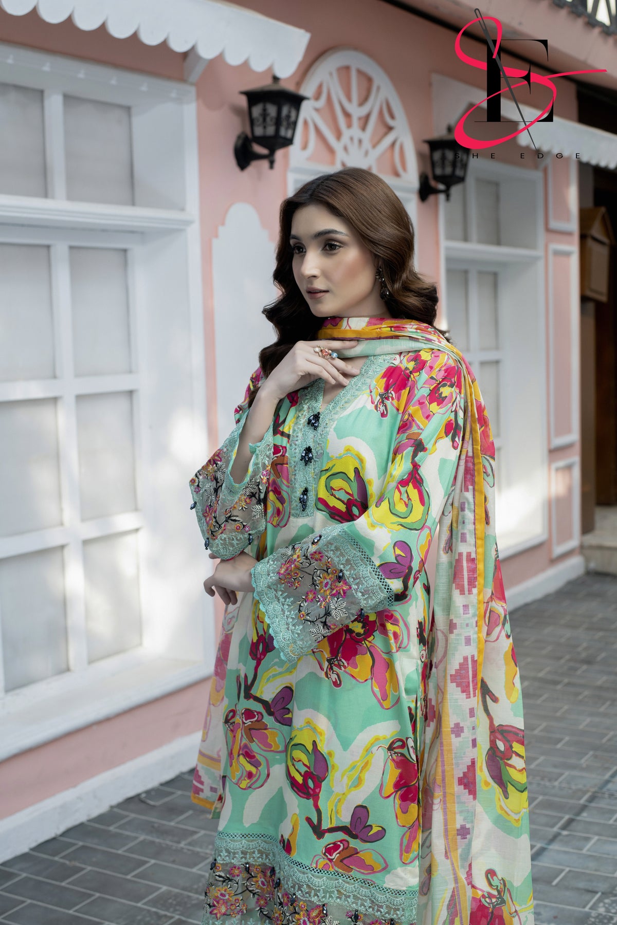 Three Piece Printed Stitched Embroidered Suit - Summers 2025