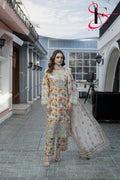 Three Piece Printed Stitched Embroidered Suit - Summers 2025