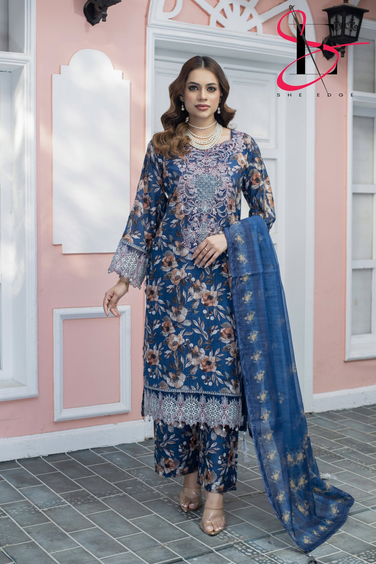 Three Piece Printed Stitched Embroidered Suit - Summers 2025