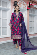Three Piece Printed Stitched Embroidered Suit - Summers 2025