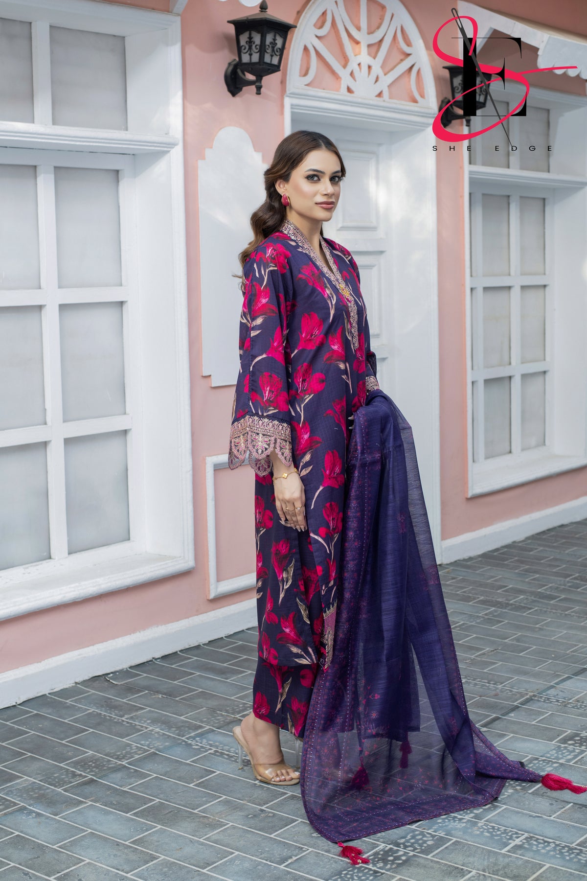 Three Piece Printed Stitched Embroidered Suit - Summers 2025
