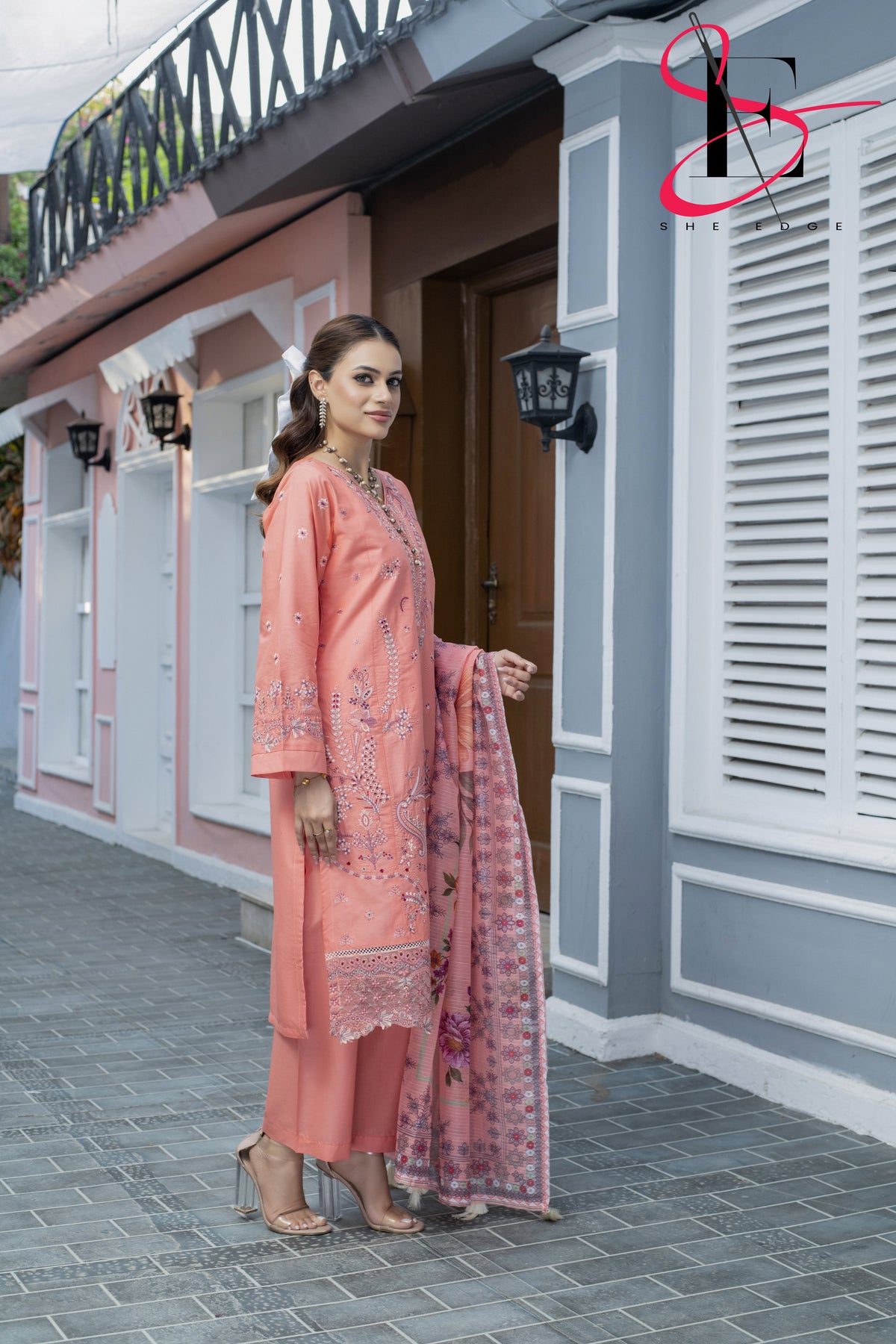 Three Piece Stitched Embroidered Suit - Summers 2025