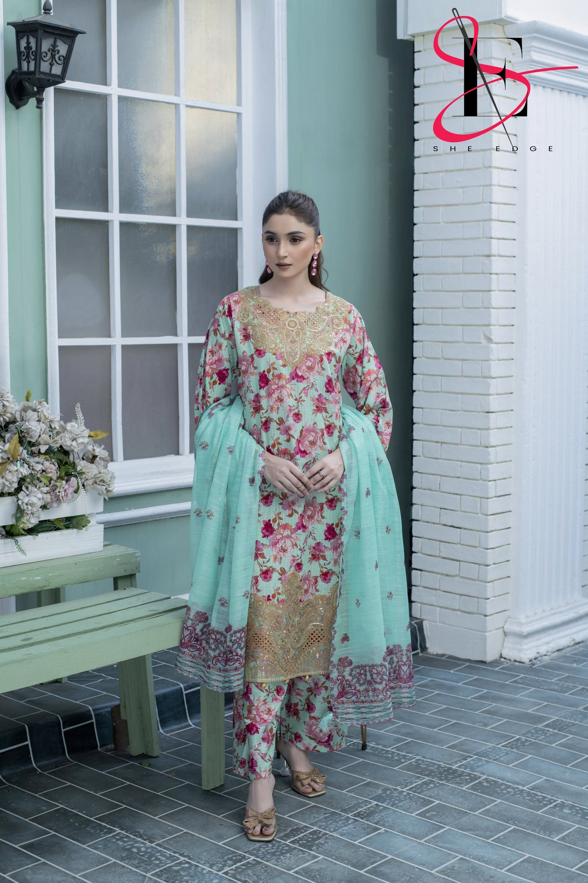 Three Piece Printed Stitched Embroidered Suit - Summers 2025