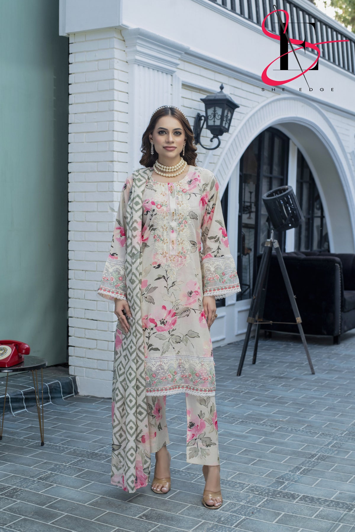 Three Piece Printed Stitched Embroidered Suit - Summers 2025