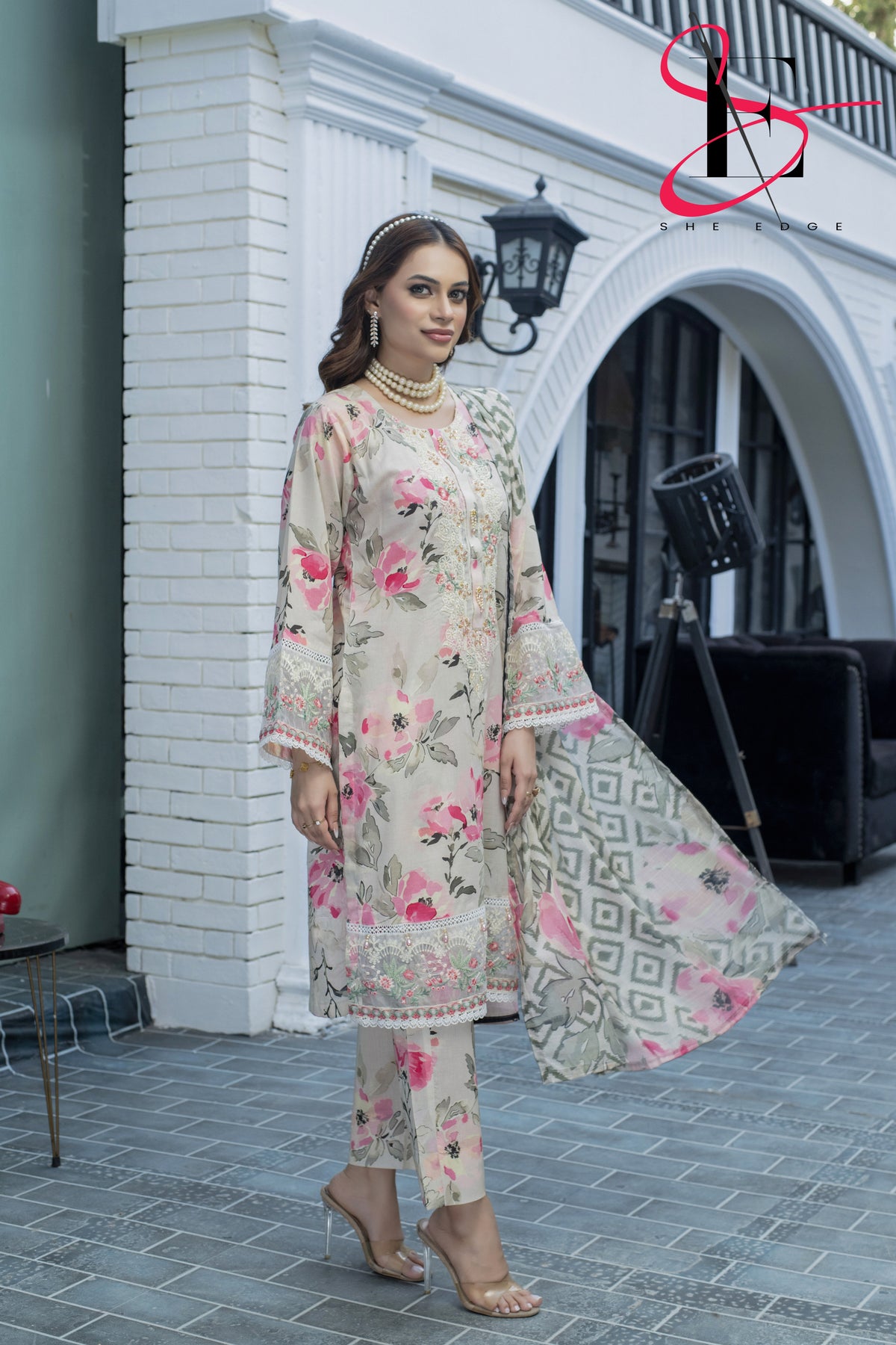 Three Piece Printed Stitched Embroidered Suit - Summers 2025