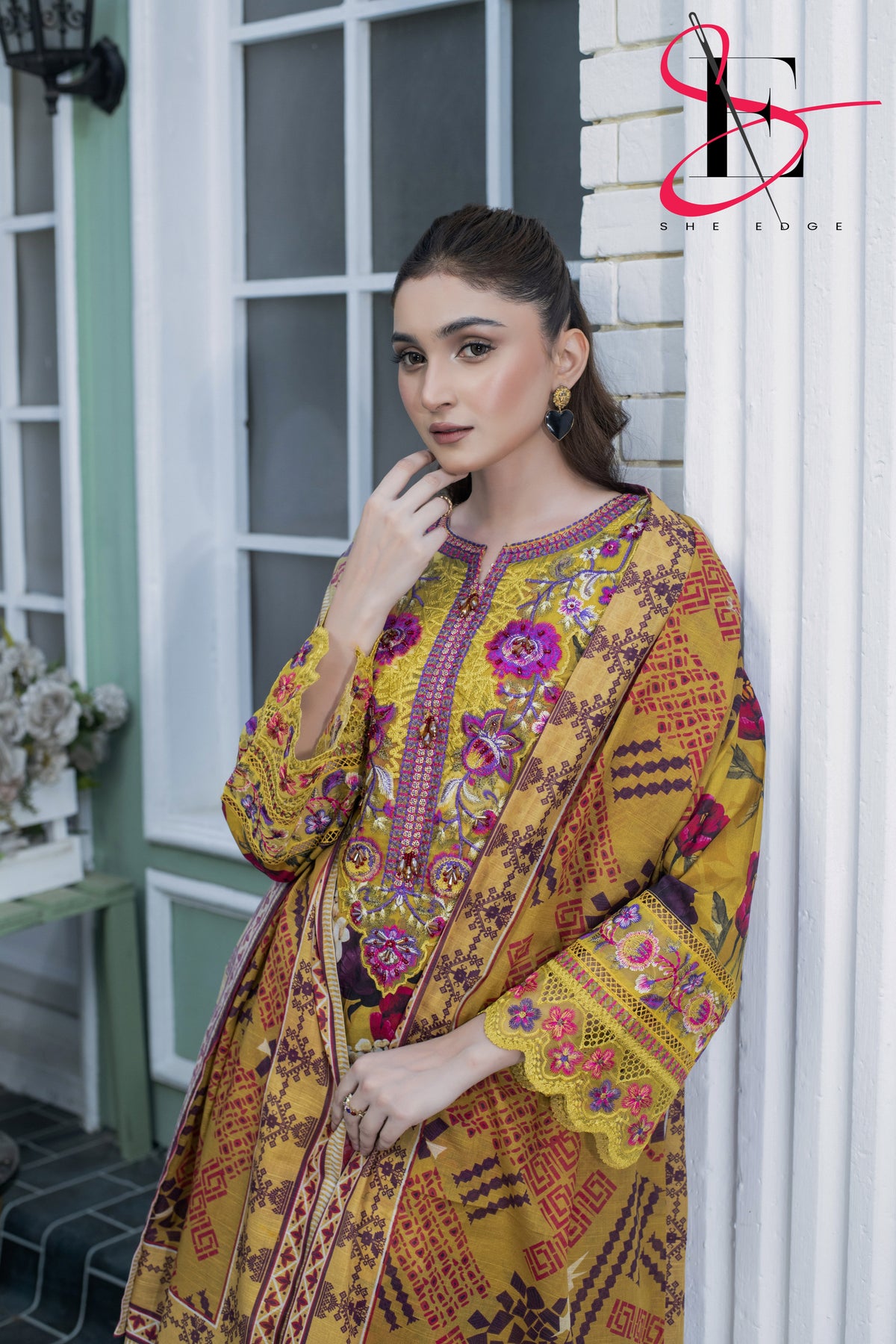 Three Piece Printed Stitched Embroidered Suit - Summers 2025