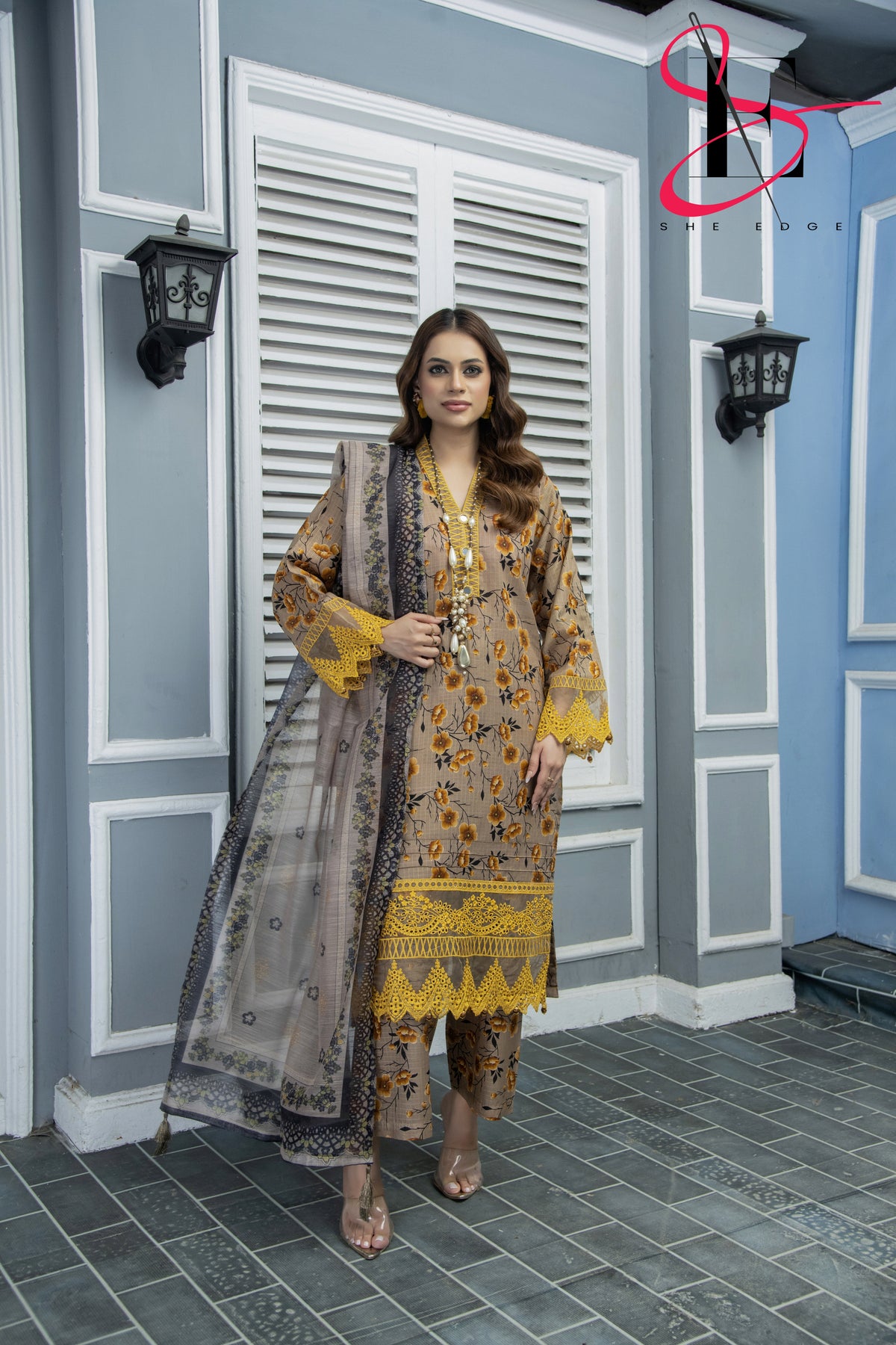 Three Piece Printed Stitched Embroidered Suit - Summers 2025