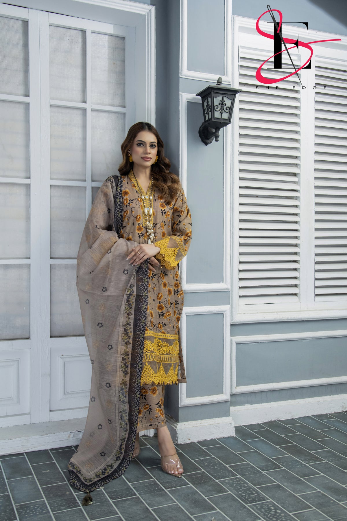 Three Piece Printed Stitched Embroidered Suit - Summers 2025