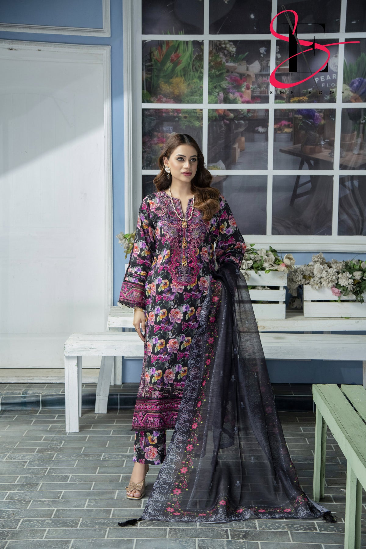 Three Piece Printed Stitched Embroidered Suit - Summers 2025