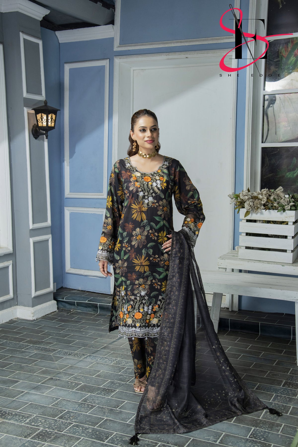Three Piece Printed Stitched Embroidered Suit - Summers 2025