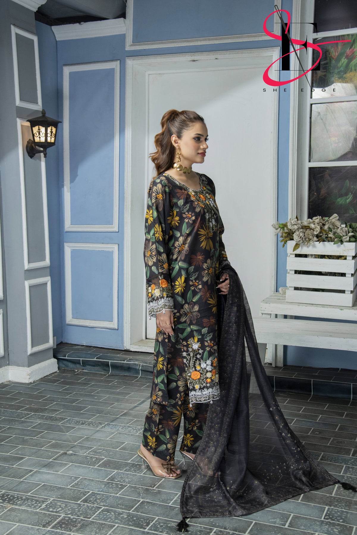 Three Piece Printed Stitched Embroidered Suit - Summers 2025