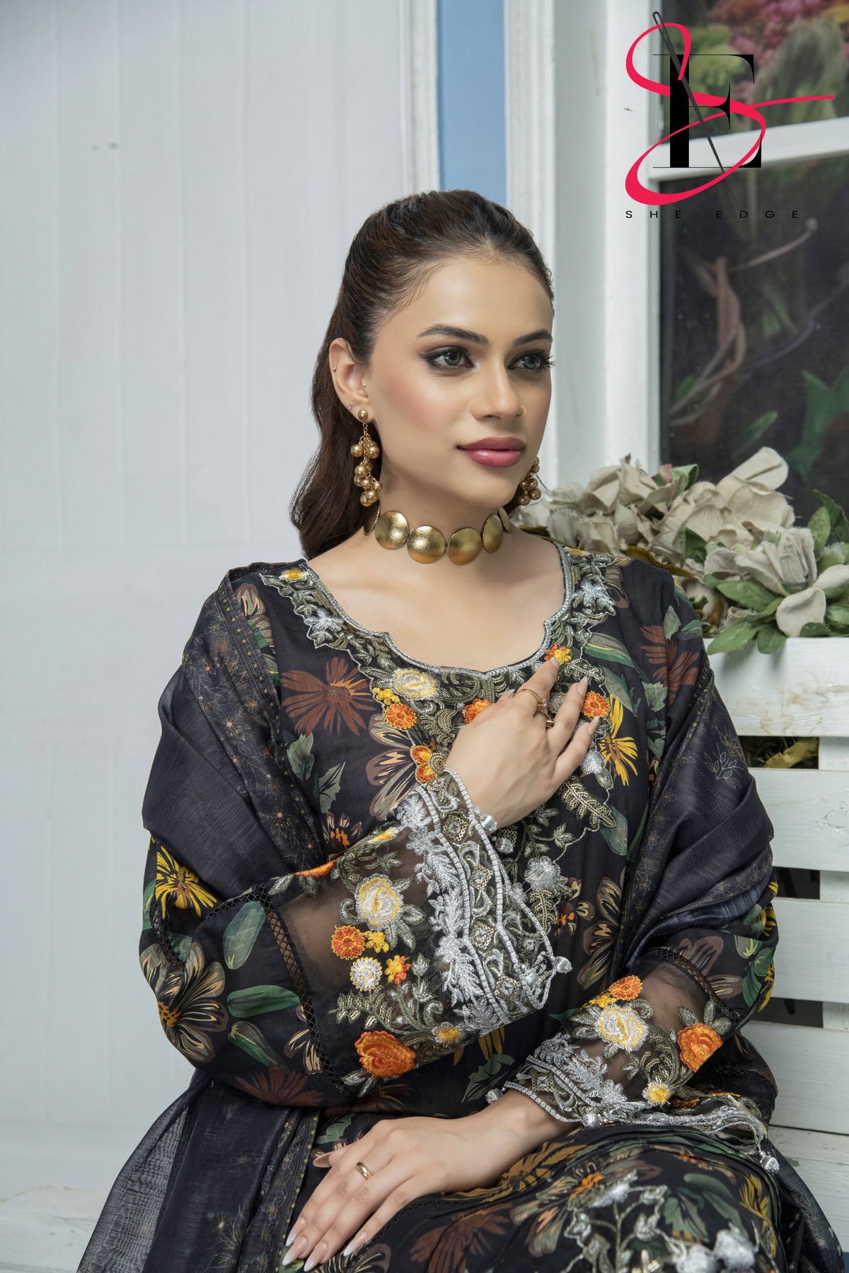Three Piece Printed Stitched Embroidered Suit - Summers 2025
