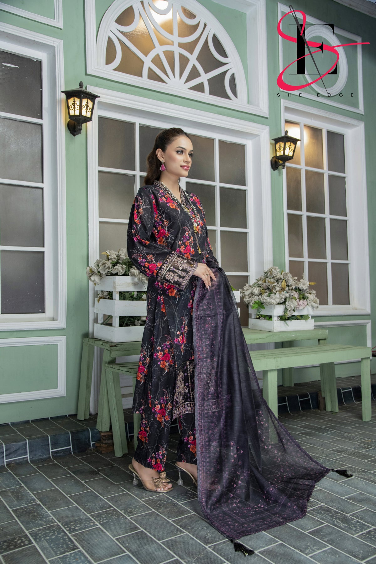 Three Piece Printed Stitched Embroidered Suit - Summers 2025