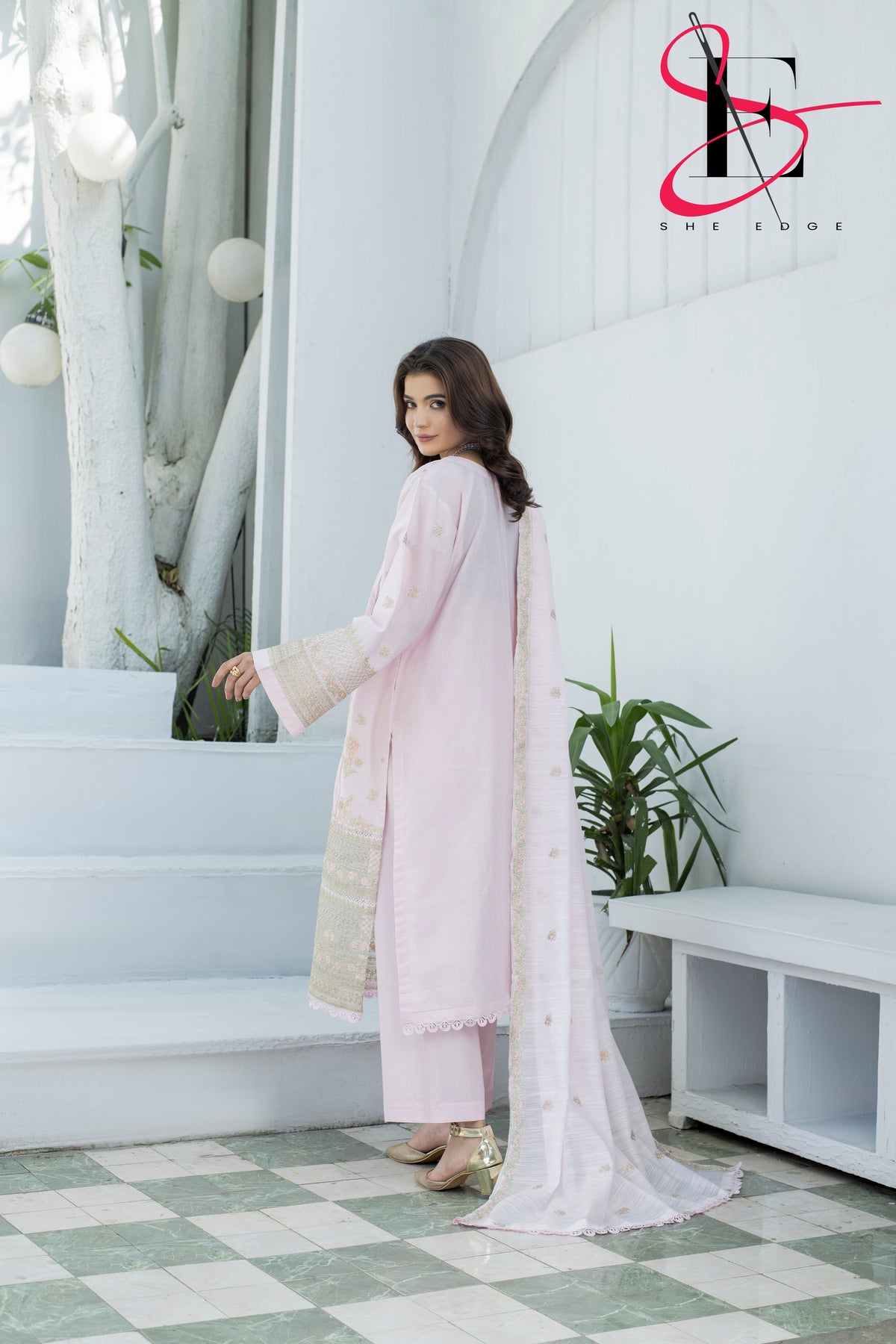 Three Piece Stitched Embroidered Suit - Summers 2025