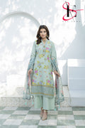 Three Piece Stitched Embroidered Suit - Summers 2025