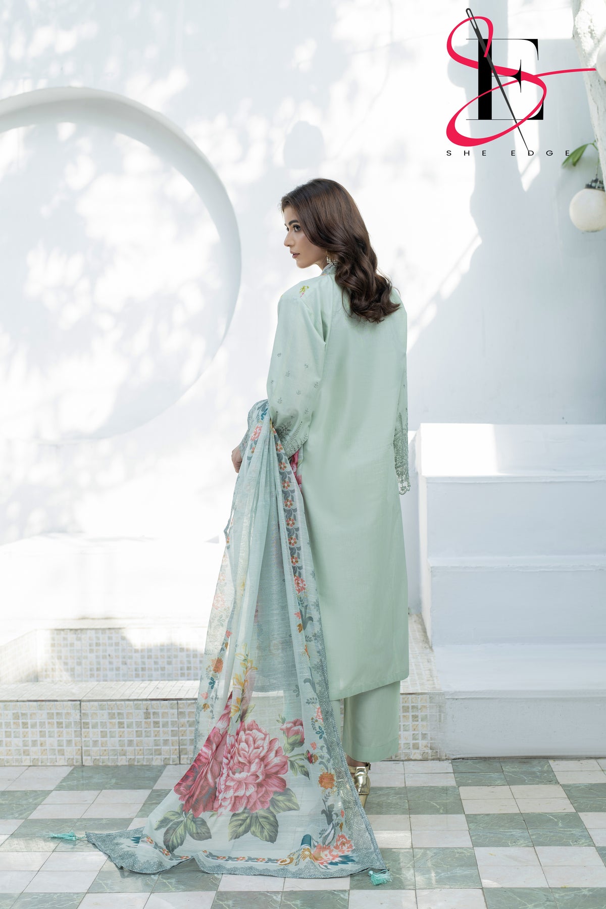 Three Piece Stitched Embroidered Suit - Summers 2025