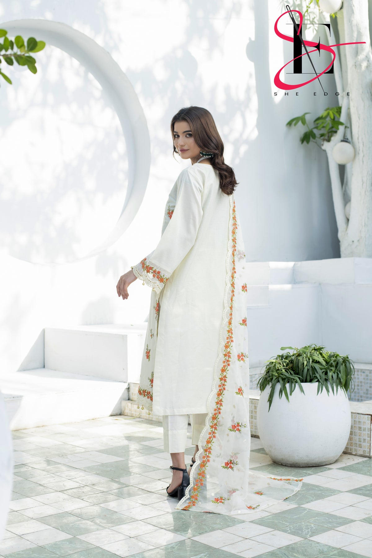 Three Piece Stitched Embroidered Suit - Summers 2025