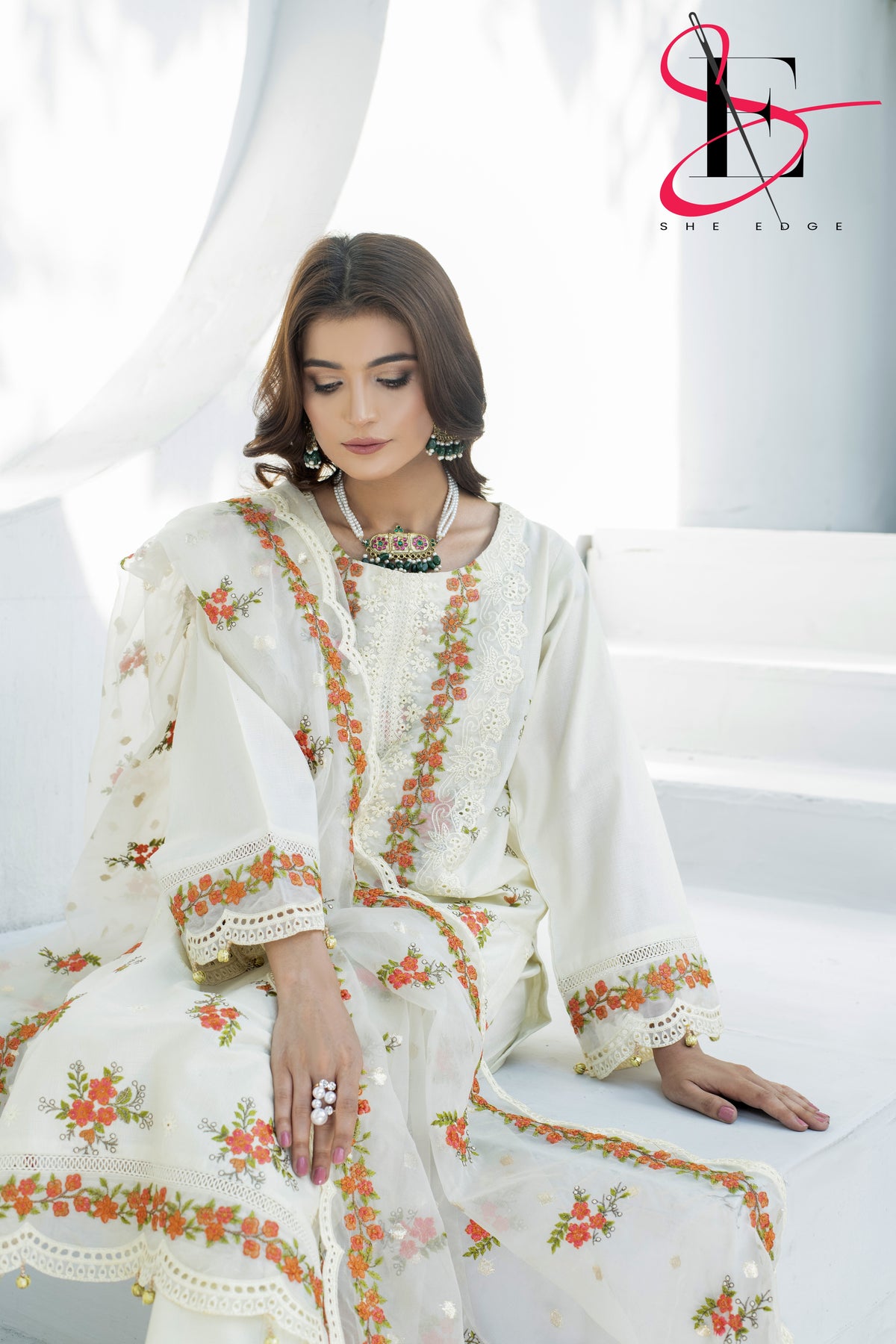 Three Piece Stitched Embroidered Suit - Summers 2025